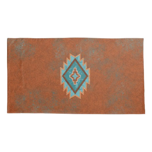 Southwest Canyons Diamond Kussensloop (Achterkant-Links)