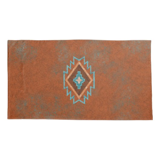 Southwest Canyons Diamond Kussensloop (Achterkant-Links)