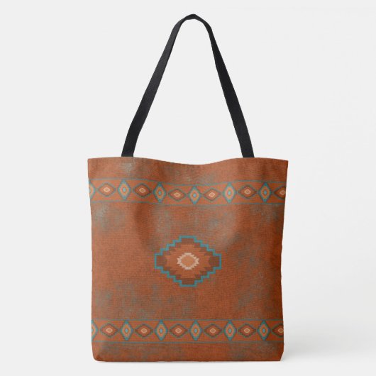 Southwest Canyons Diamond Tote Bag (Achterkant)