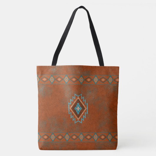 Southwest Canyons Diamond Tote Bag (Voorkant)
