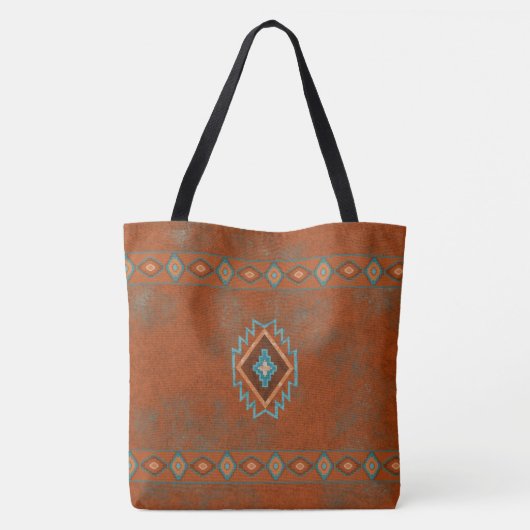 Southwest Canyons Diamond Tote Bag (Achterkant)