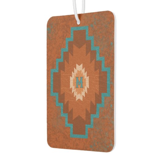 Southwest Canyons Geometric Diamond Custom Initiaa Luchtverfrisser (Links)