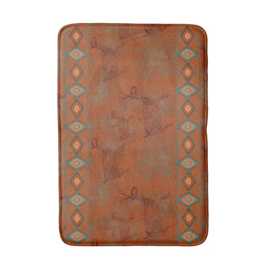 Southwest Canyons Petroglyphs Badmat (Voorkant Verticaal)