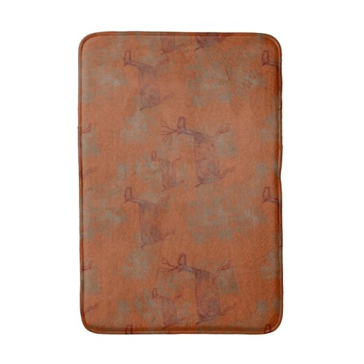 Southwest Canyons Petroglyphs Badmat (Voorkant Verticaal)