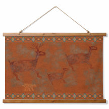 Southwest Canyons Petroglyphs Deer en Bobcat