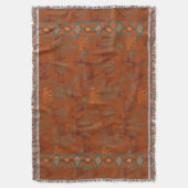 Southwest Canyons Petroglyphs Deken (Voorkant Verticaal)