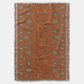 Southwest Canyons Petroglyphs Deken (Voorkant Verticaal)