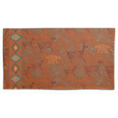 Southwest Canyons Petroglyphs Kussensloop (Voorkant-Links)