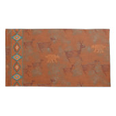 Southwest Canyons Petroglyphs Kussensloop (Achterkant-Links)