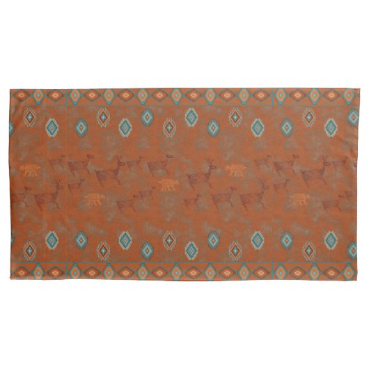 Southwest Canyons Petroglyphs Kussensloop (Voorkant-Links)