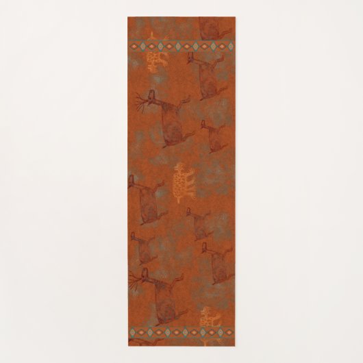 Southwest Canyons Petroglyphs Yogamat (Voorkant)