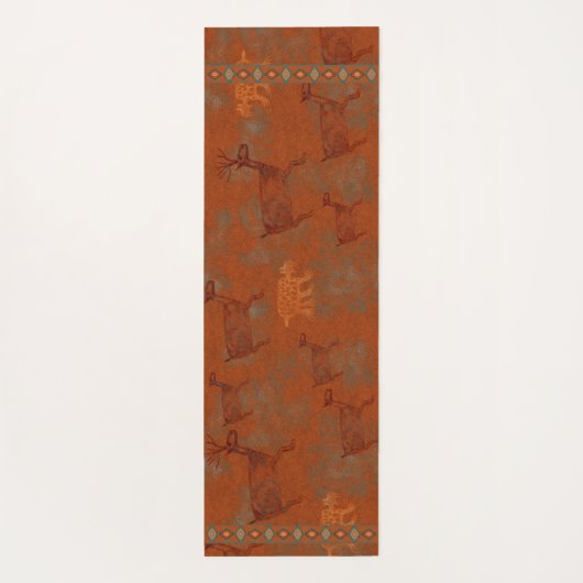 Southwest Canyons Petroglyphs Yogamat (Achterkant)