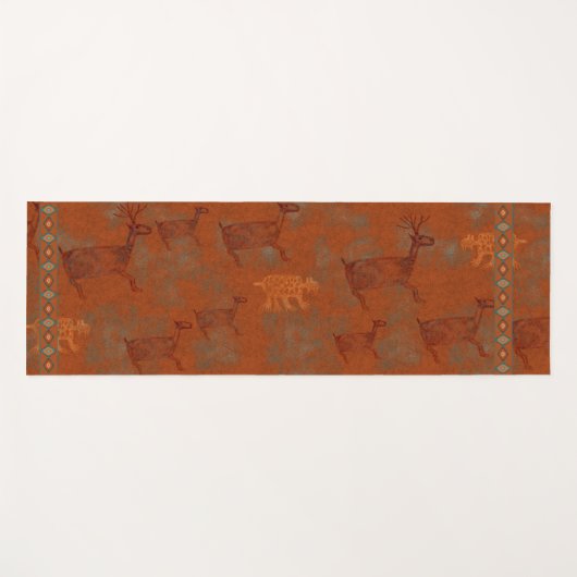 Southwest Canyons Petroglyphs Yogamat (Voorkant (horizontaal))