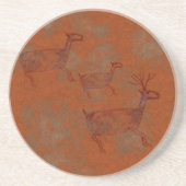 Southwest Canyons Petroglyphs Zandsteen Onderzetter (Voorkant)