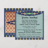 Southwest Charity Gala Cowboy Theme Party - Kaart (Voorkant / Achterkant)