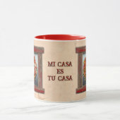 Southwest Chile Peppers Ristra Wreath Personalized Mok (Midden)