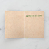 Southwest Chile Ristra Wreath Holiday Christmas  Kaart (Binnen)