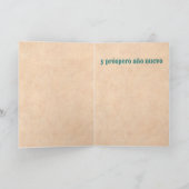 Southwest Chile Ristra Wreath Holiday Christmas  Kaart (Binnen)