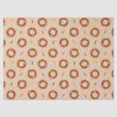 Southwest Chile Ristra Wreaths and Peppers Pattern Tissuepapier (Voorkant)