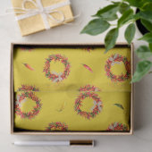 Southwest Chile Ristra Wreaths and Peppers Pattern Tissuepapier (Geschenk)