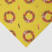 Southwest Chile Ristra Wreaths and Peppers Pattern Tissuepapier (Detail)
