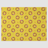 Southwest Chile Ristra Wreaths and Peppers Pattern Tissuepapier (Voorkant)