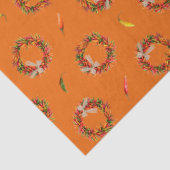 Southwest Chile Ristra Wreaths and Peppers Pattern Tissuepapier (Detail)