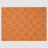 Southwest Chile Ristra Wreaths and Peppers Pattern Tissuepapier (Voorkant)