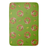 Southwest Chile Wreaths and Peppers Customizeable Badmat (Voorkant Verticaal)