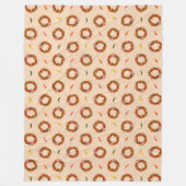 Southwest Chili Ristra Wreaten over het gehele pat Fleece Deken (Voorkant)