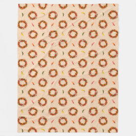 Southwest Chili Ristra Wreaten over het gehele pat Fleece Deken