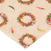 Southwest Chili Ristra Wreaten over het gehele pat Lange Tafelloper (Hoek)