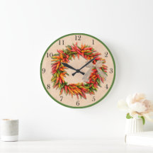 Southwest Chili Ristra Wreath met  cijfers