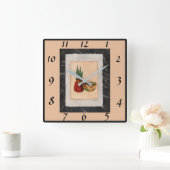 Southwest Collage Square 2 Vierkante Klok (Huis)