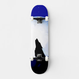 Southwest Coyote Howling bij de maan Persoonlijk Skateboard
