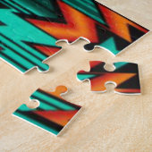 Southwest Cross en HeartJigzaag Puzzle Legpuzzel (Zijkant)