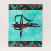 Southwest Cross en HeartJigzaag Puzzle Legpuzzel (Verticaal)