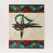 Southwest Cross en HeartJigzaag Puzzle Legpuzzel (Verticaal)