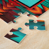 Southwest Cross & Heart Jigzaag Puzzle Legpuzzel (Zijkant)