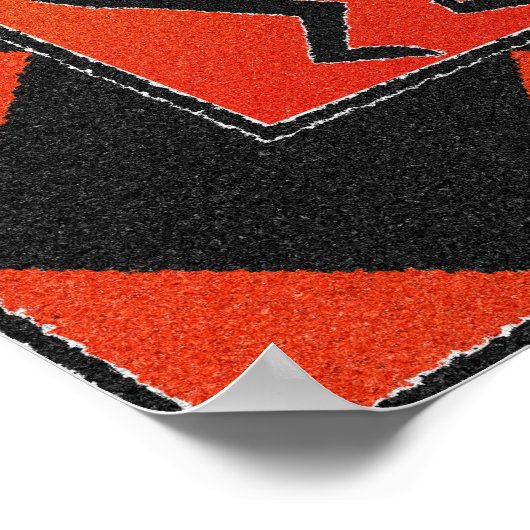 Southwest Dancing Kokopelli Design Poster (Hoek)