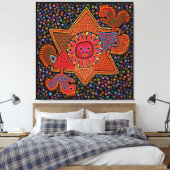 Southwest Del Sol Canvas Afdruk (Insitu (Slaapkamer))