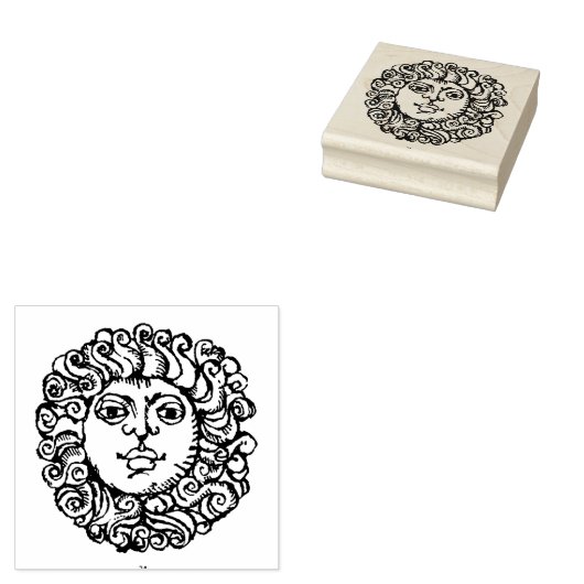 Southwest Del Sol Rubber Design Stamp Rubberstempel (Gestempeld)