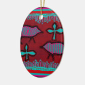 Southwest Desert Animals Keramisch Ornament (Links)