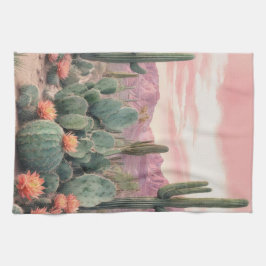 Southwest Desert Cactus Scene  Theedoek