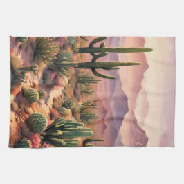 Southwest Desert Cactus Scene  Theedoek