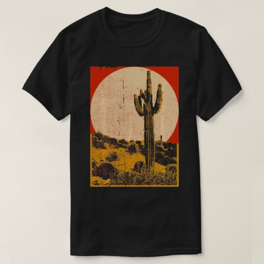 Southwest Desert Cactus T-shirt (Design voorkant)