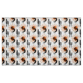 Southwest Desert Kokopelli Sun Fabric Stof (Fat Quarter)