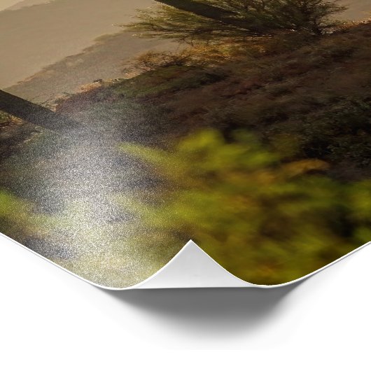 Southwest Desert Mountains Weaver Needle Arizona Foto Afdruk (Hoek)