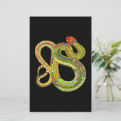 Southwest Desert Rattler Briefpapier (Staand voorkant)
