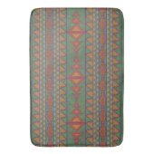 Southwest Desert Sagebrush Green Geometric Design Badmat (Voorkant Verticaal)